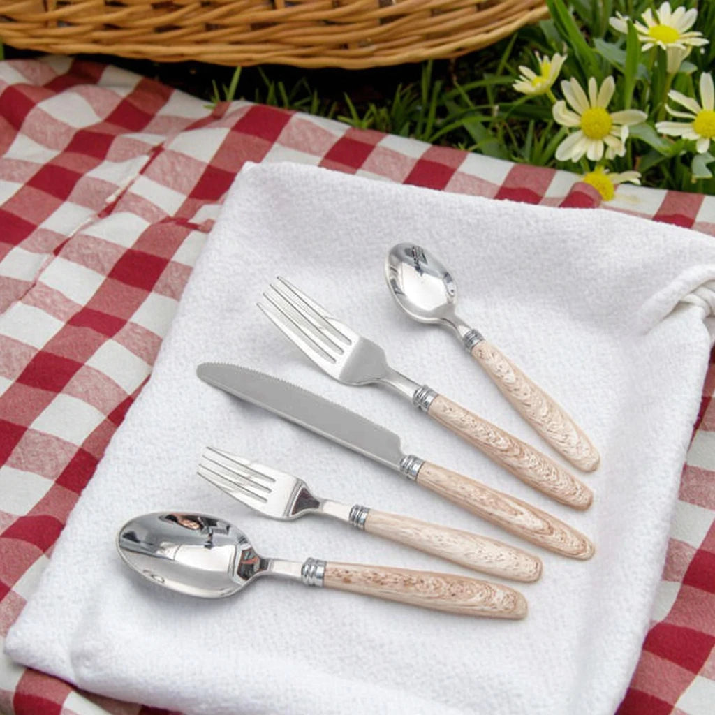 Stainless - Steel Spoon with Wood