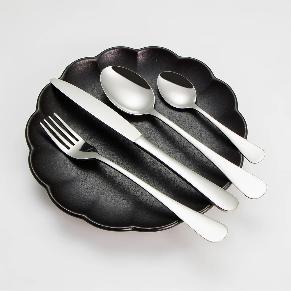 Fork Knife Set Silverware Hotel Stainless Steel