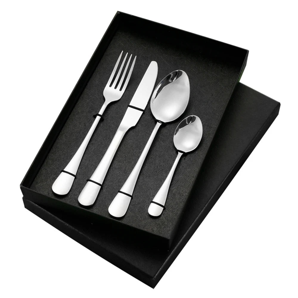 Fork Knife Set Silverware Hotel Stainless Steel