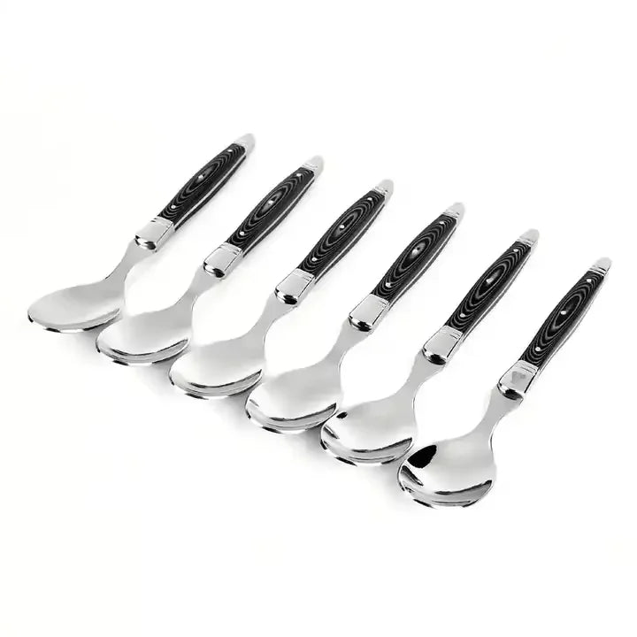 Durable Stainless Steel Spoon Western Food Spoons for Restaurant Hotel Household