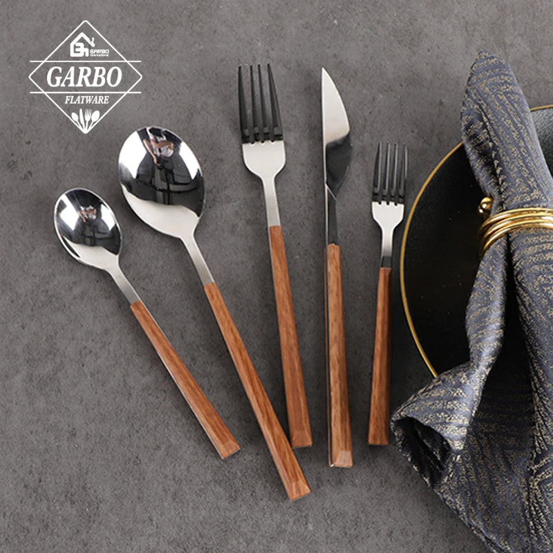 24-Piece Flatware Set Stainless Steel Cutlery Service